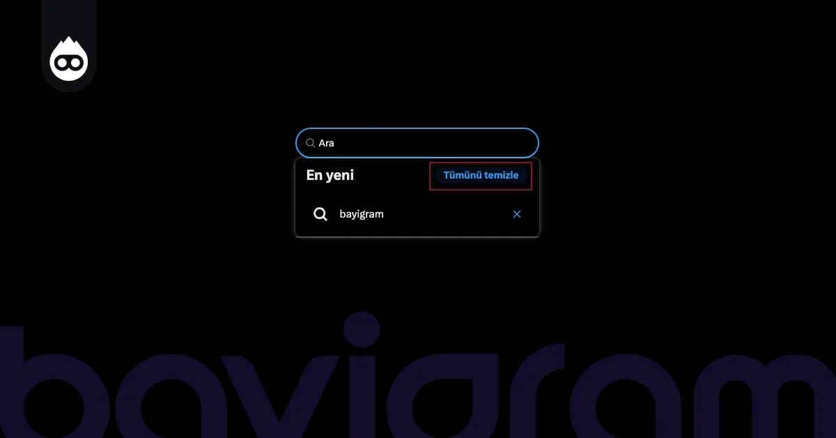Twitter Arama Geçmişi Silme Yöntemi