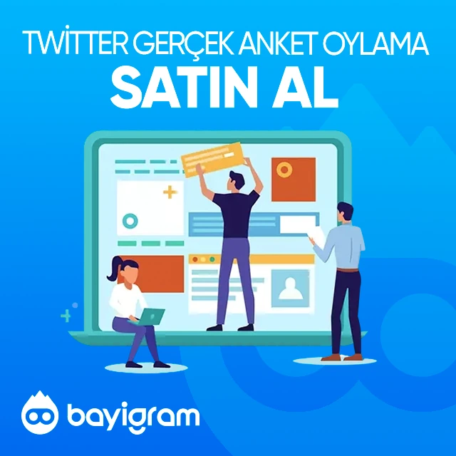 twitter gerçek anket oylama satın al