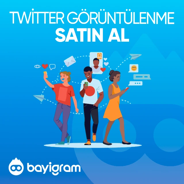 twitter görüntülenme satın al
