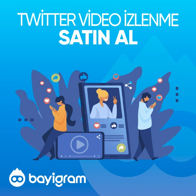 twitter video izlenme satın al