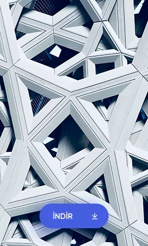 Geometrik Şekilli Duvar Kağıdı