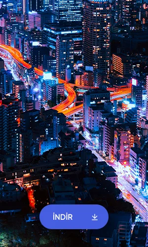 Gece Sokak Işıkları Duvar Kağıdı