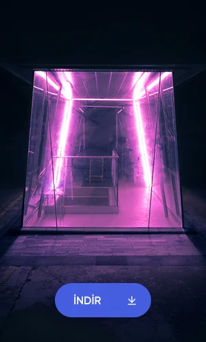 Neon Işıklı Duvar Kağıdı