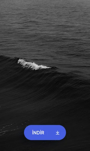 Siyah Dalgalı Deniz Duvar Kağıdı