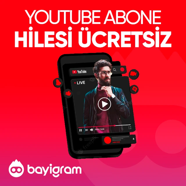 youtube abone hilesi ücretsiz
