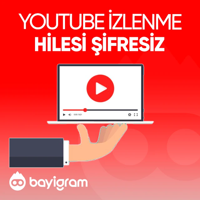 youtube izlenme hilesi şifresiz