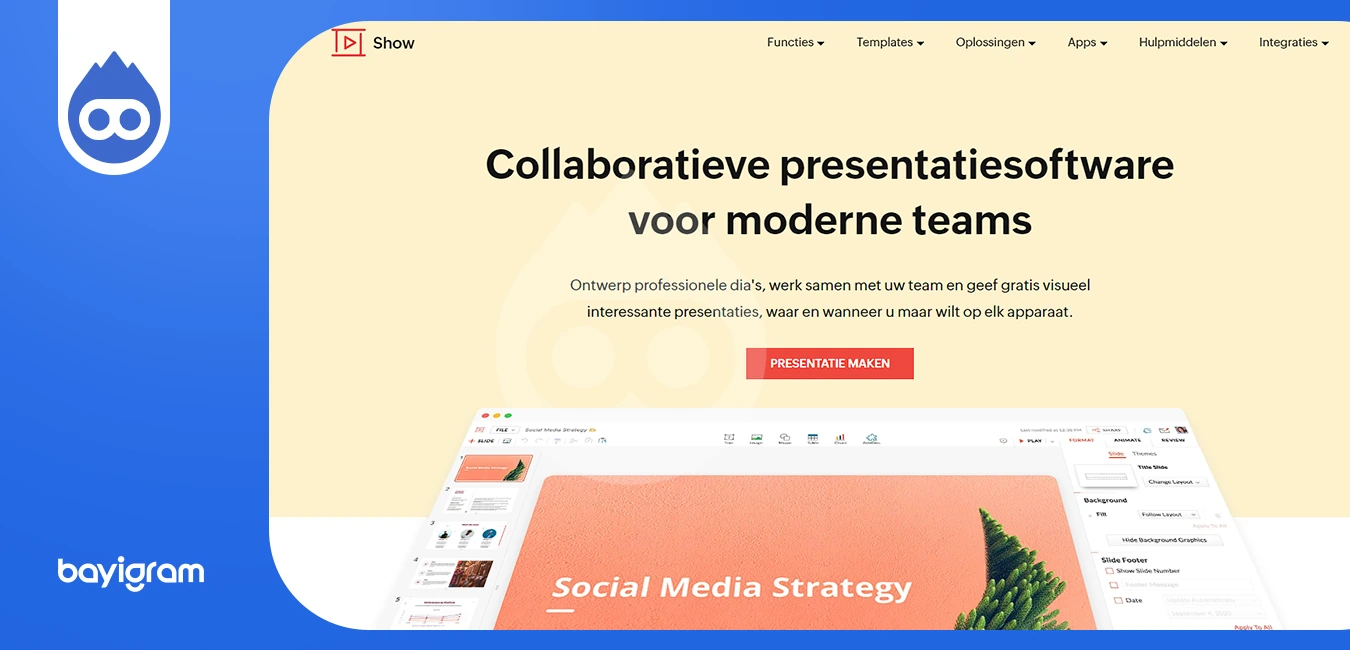 Zoho Show – Hazır Slayt